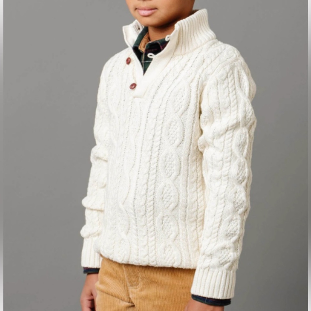 EUC GAP boys cable knit sweater